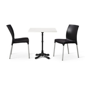 "Black-Vibe-Chairs-with-White-Tuff-Top-Bistro-Square-table.jpg"