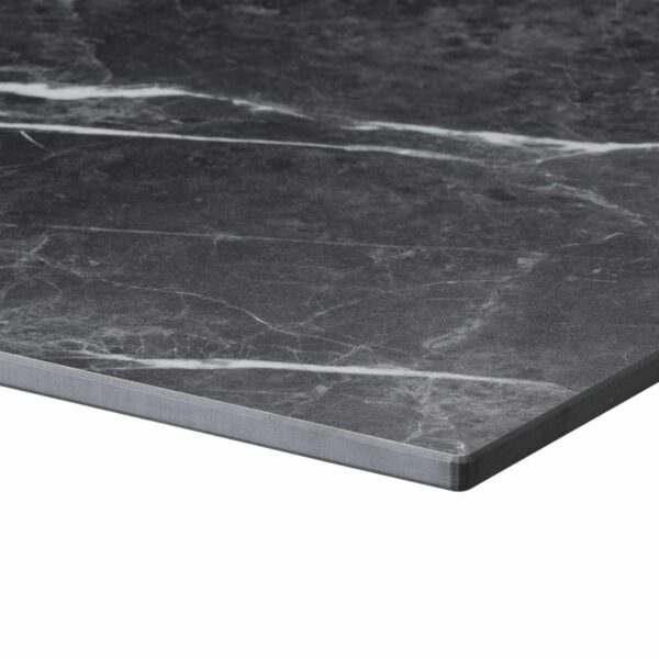 Marquina marble compact laminate top