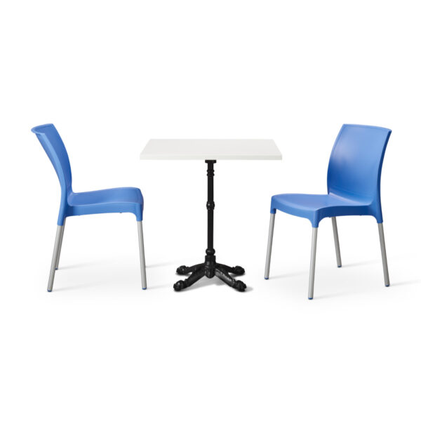 "Cornflower-Blue-Vibe-Chairs-with-White-Tuff-Top-Bistro-Square-table.jpg"