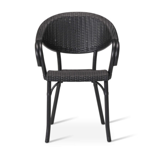 Paris polypropylene bistro armchair front view