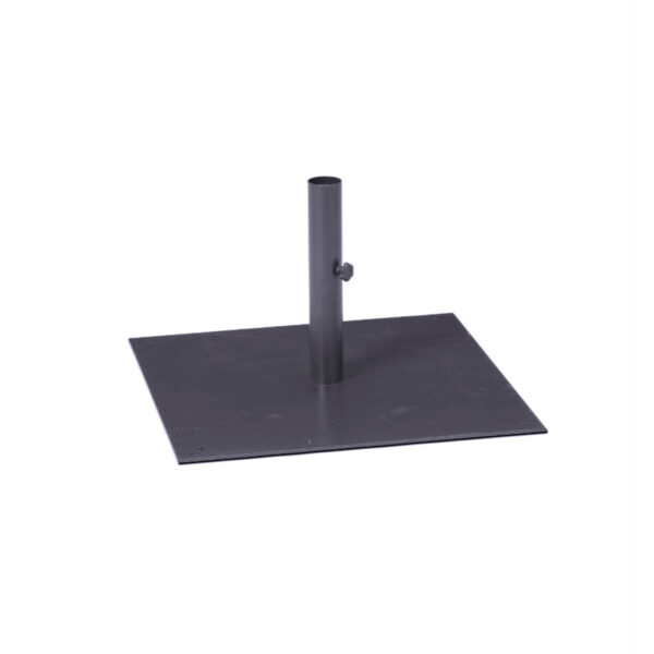 Black plaza metal parasol base