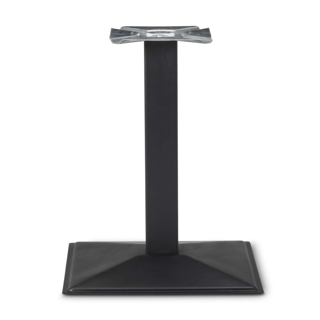 Pyramid Square Black Table Base Simply Tables & Chairs