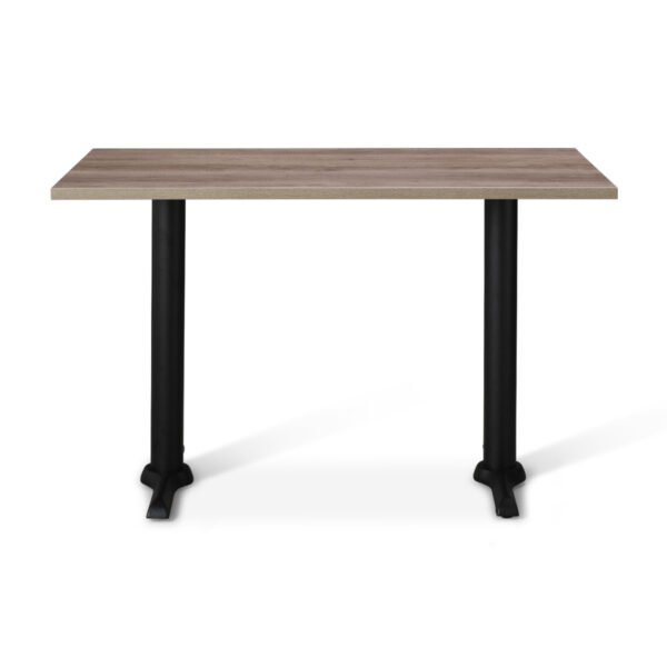 "Tuff-Top-Original-Grey-Nebraska-Oak-top-on-Phoenix-Twin-dining-height-Base.jpg"