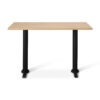 "Tuff-Top-Original-Oak-top-on-Phoenix-Twin-dining-height-Base.jpg"