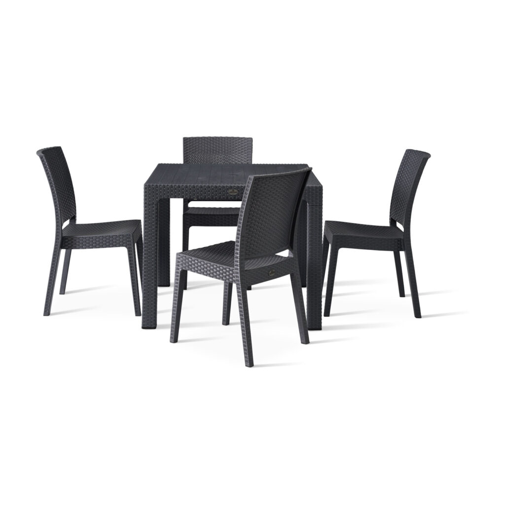 Canterbury 4 seater table with 4 side chairs Simply Tables & Chairs