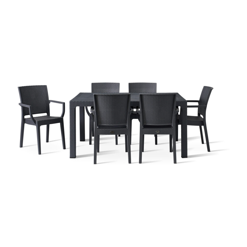 Canterbury 6 seater table with 6 armchairs Simply Tables & Chairs
