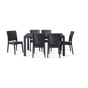 Canterbury 6 Seater Table and 6 Side chairs