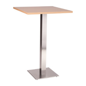 Danilo square bar table with beech tuff top