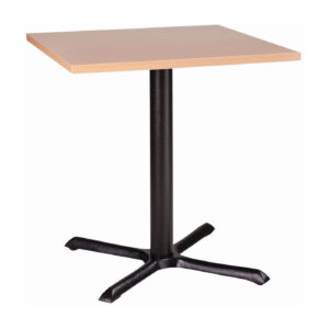 Orlando square dining table with beech tuff top