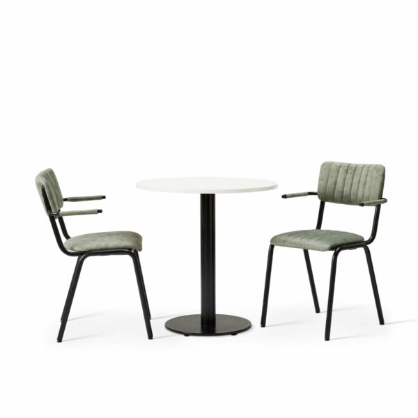 "Bourbon-Armchair-in-Fern-with-White-Round-MFC-on-Forza-Round-Base.jpg"