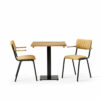 "Bourbon-Armchair-in-Goldmine-with-Solid-Wood-Oak-Forza-Square-Table.jpg"