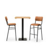 "Bourbon-Bar-Chairs-in-Allspice-with-Solid-Wood-Oak-square-Forza-Poseur-table.jpg"