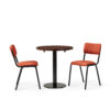"Bourbon-Side-Chaiir-in-Tabasco-with-Solid-Wood-Walnut-Forza-Round-Table-1.jpg"