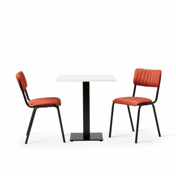 "Bourbon-Side-Chair-in-Tabasco-with-White-Square-MFC-on-Forza-Square-Base.jpg"