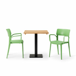 "Vivo-Armchair-in-Avocado-with-Solid-Wood-Oak-Square-Forza-table.jpg"