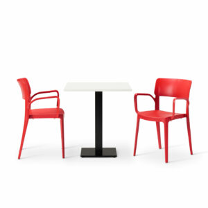 "Vivo-Armchair-in-Terracotta-Red-with-MFC-White-Square-Forza-table.jpg"