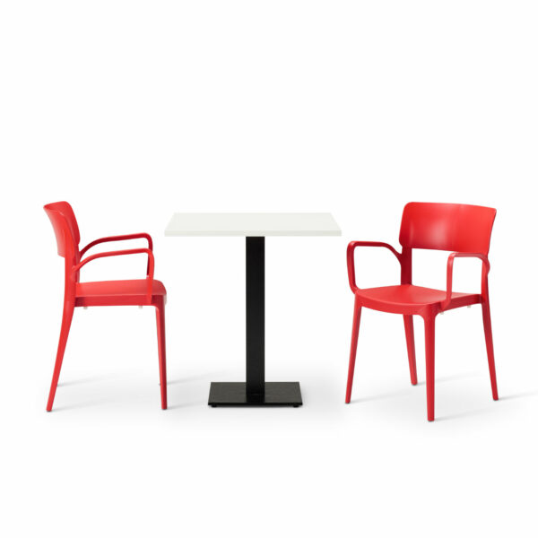 "Vivo-Armchair-in-Terracotta-Red-with-MFC-White-Square-Forza-table.jpg"