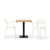 "Vivo-Armchair-in-White-with-Solid-Wood-Oak-Square-Forza-table.jpg"